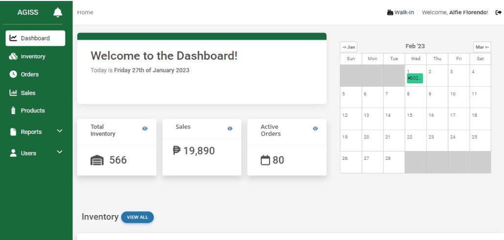 AG Florendo Inventory System
